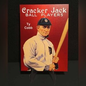 Gem Mint- Ty Cobb Cracker Jack Vintage Style Promotional Card